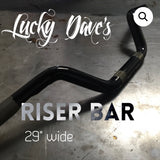 Black Lucky Dave's Riser Bar (black)