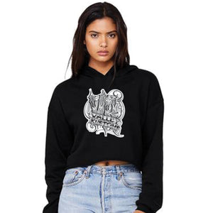 Women's VK Banner Crop Hoodie