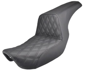 Saddlemen Step Up Seat - Front Lattice Stitch black