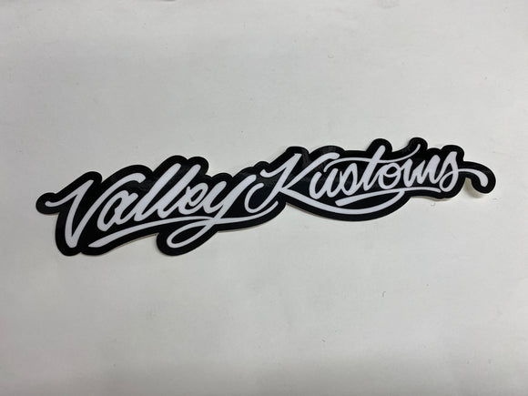 Valley kustoms slap sticker